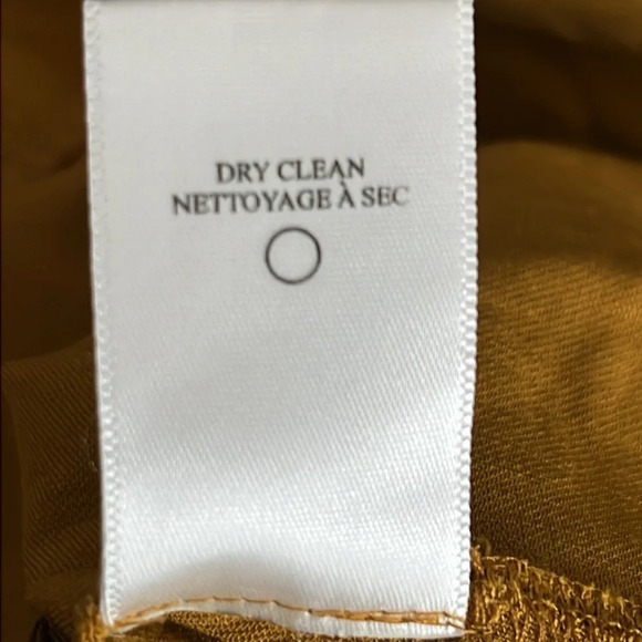 A.L.C. Bryce Belted Mini Skirt in Gold - Size 6 - Picture 7 of 7